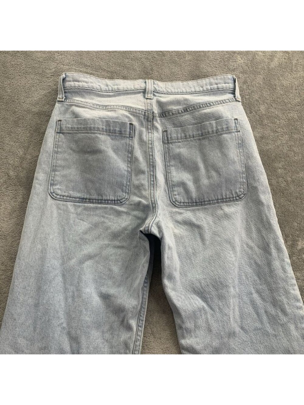 Hollister Baggy Jeans Mens 31x28” Blue Light Wash Denim Cotton Blend Casual - Picture 11 of 12